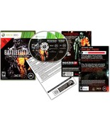 BATTLEFIELD 3 MINT 2 DISK XBOX 360 LIMITED EDITION GAME CASE MANUAL ONLI... - $92.12 MXN