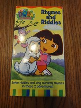 Dora The Explorer Rhymes And Riddles Vhs Tape - £27.53 GBP