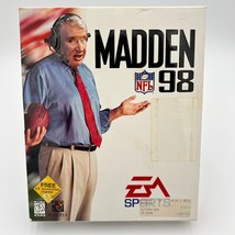 VTG 90s Madden NFL 98 (PC, 1997) EA Sports - Complete w/ Manual, 2 CDs, Inserts - £11.16 GBP