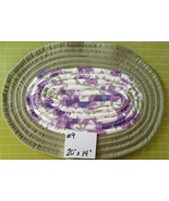 Handcrafted Jelly Roll Table Mat/Rug - $20.00