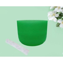 Crystal Quartz Singing Bowl Heart Chakra - Note F - Mallet/O Ring Included 12&quot; - £128.98 GBP