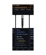 Shure ULXD2/SM58=-G50 HANDHELD TRANSMITTER WITH SM58 MICROPHONE - $775.92