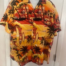 Hawaiian Shirt by Royal Creations Surfboard VTG Cars - £29.40 GBP