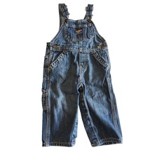 Kids OshKosh Denim Jean Overalls 24 Months 2T Cargo Farm Costume  - $16.49