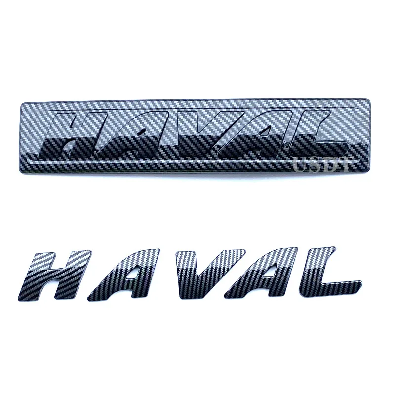 Auto Badge Sticker For Great Wall Haval Jolion Dargo H6 F7 F7X     Logo Carbon F - £26.55 GBP