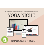  YOGA NICHE Fully Automated Shopify Dropshipping Store Website + 1 .com ... - £121.43 GBP