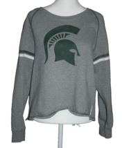 Stadium Athletics Women&#39;s Sweatshirt Size Large L Cropped Michigan State... - £14.17 GBP