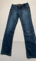 Squeeze Jeans Girls Sz 10  High Rise Adjustable Waist Jeans Straight Leg - $8.91