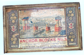 Early 1900s Richter&#39;s Anchor Blocks of Stone 3 color 41 Stones Made in G... - $64.99