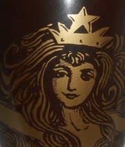 2012 Starbucks Coffee CHOCOLATE BROWN 12 oz Handled Mug MERMAID - $14.84