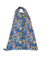 Dc Comics Girls Superhero Print Bib Cape With Neck Strap &amp; Waist Ties - ... - $19.20