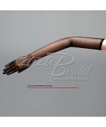 23.5&quot; Long Gorgeous Sheer Gloves Slip-on Opera Length 16BL - €16,49 EUR