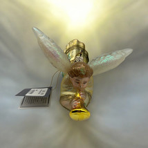 Kurt Adler Christmas Ornament Polonaise Guardian Flying Angel By Komozja AP0881 - £38.28 GBP