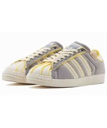 adidas COZY SUPERSTAR Fabric Grey Yellow Shoes Mn&#39;s 10.5 NWT - $94.35 CAD