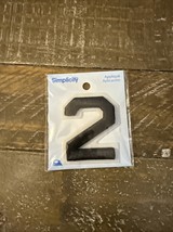 Simplicity Iron On Black Patch Number 2 - $11.76