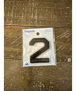 Simplicity Iron On Black Patch Number 2 - $219.84 MXN