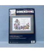Dimensions Flowery Verse Cyndy Callog Stamped Cross Stitch Kit #3160 NIP - $7.99