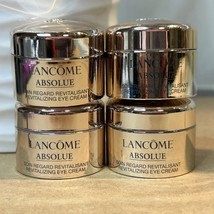 4- Lancome Absolue Revitalizing Eye Cream 5 ml Each NEW - $49.99