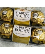 Ship N 24 Hours. (2) Ferrero Rocher Fine Hazelnut Chocolate. 1.3 oz. 6 P... - $16.10 CAD