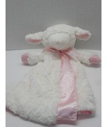 Baby Gund Winky Lamb Huggybuddy White Pink Satin 4034130 Security Lovey ... - £11.71 GBP