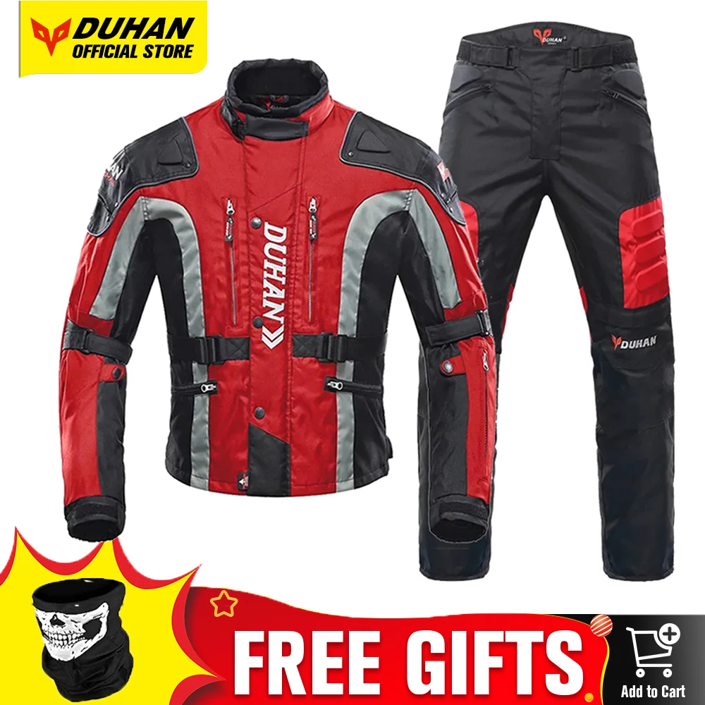 DUHAN Cold-proof Motorcycle Jacket Moto Protector Motorcycle Pants Moto Armor - £73.14 GBP+