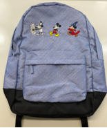 NEW W/ TAGS Disney Mickey Through The Years Embroidered Backpack DISNEY ... - $54.12 CAD
