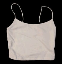 Aeropostale Seriously Soft Cropped Bungee Cami White XS - £3.16 GBP