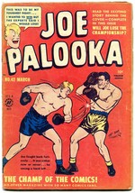 JOE PALOOKA #42 1950-HARVEY COMICS-BOXING --HAM FISHER VG - $36.38