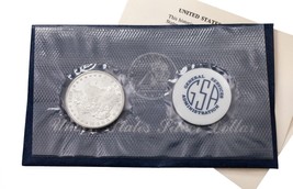 1881-S Argento Morgan Dollaro Gsa Morbido Confezione W/ Busta E Papers - £290.16 GBP