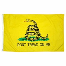3x5 Foot Don&#39;t Tread On Me Gadsden Flag Tea Party Flags Double Stitched 100D - £10.21 GBP