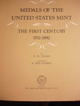 Medals of the United States Mint book- hardcover The First Century 1792-1892 - £938.20 GBP