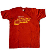 Vintage T Shirt San Diego Holiday Bowl Red Adult Size M / L Made in the USA - £18.91 GBP