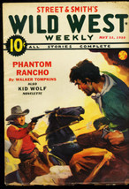 Wild West Weekly May 21 1938 Sonora Kid Phantom Rancho Vg - £48.28 GBP