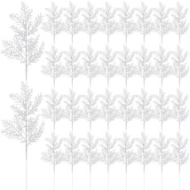 60 Pieces Christmas Floral Picks Artificial Pine Needles Branches Fake Tree Bran - $32.99