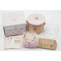 Longaberger 2006 Horizon of Hope Basket with Lid, Tie-on, Liner, Protector - £27.91 GBP