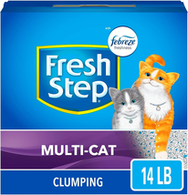 Clumping Cat Litter, Multi-Cat Odor Control, 14 Lbs - £16.25 GBP