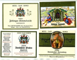 Mosel Saar Ruwer Wine Labels  1960&#39;s - £13.97 GBP