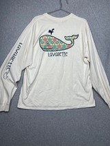Vineyard Vines T-Shirt Mens XL Long Sleeve Crew Neck Pocket Graphic Logo Blue - £18.82 GBP