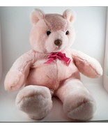 Creations Inc Plush Bear Pink 23&quot; Tall 1993 Vintage - £15.66 GBP