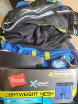 Hanes Boys&#39; X-Temp Breathable Mesh Boxer Brief 4-Pack Medium - £10.28 GBP