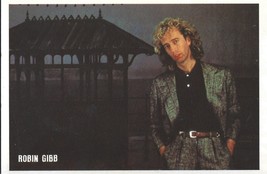 ⭕VTG card pocket calendar 1986 ROBIN GIBB Portugal group music singer - $73.65 MXN