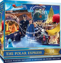 Masterpieces 500 Piece Glitter Christmas Jigsaw Puzzle - Snow Globe Dreams - 15&quot; - £15.37 GBP