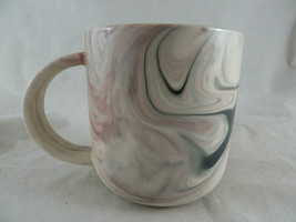 World Market  Swirl Pattern Coffee Mug  4&quot; tall 3 5/8 Diameter - $14.84