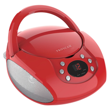 Retro Player Stereo Portable CD Player Radio Boombox With Am/fm System S... - $774.32 MXN+