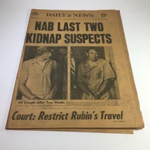 NY Daily News:7/30/76 Nab Last 2 Kidnap Suspects James &amp; Richard Shoenfeld - £15.00 GBP