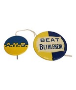 Pair Of Vintage Allentown High School Pins A.H.S Beat Bethlehem LHV Vintage - $24.99
