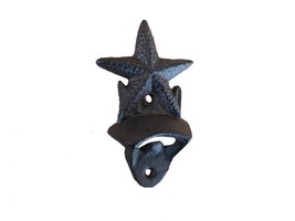 Cast Iron Wall Mounted Starfish Bottle Opener 6&quot;&quot; - $10.99