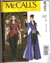 McCalls M7641 Womens Gothic Steampunk Peplum Jacket Sewing Pattern New Size 6-14 - £10.91 GBP
