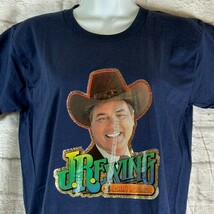 Vtg Dallas Tv-Show Jr Ewing Larry Hagman T-Shirt Einzel Stich 5050 USA - $31.24
