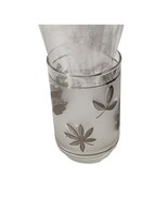 Frosted Libbey Libby Silver Leaves tumbler 12oz - $9.09 CAD